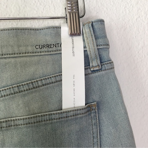 NWT Current Elliot High Waist Stiletto Light Wash Jeans - Picture 7 of 7